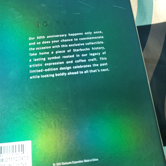 Starbucks 50th anniversary 12oz. Ceramic Siren - Picture 7 of 7